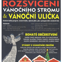Pozvánka na rozsvícení vánočního stromu do Rájce-Jestřebí.