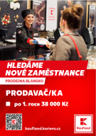 Nabídka pracovní pozice v prodejně Kaufland Blansko. 1