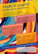 Pozvánka na lekce tance. 1
